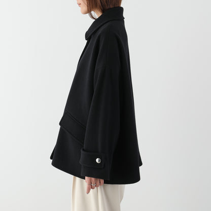 【9/11 13:00- 先行予約10％OFF】ステンカラーショートコート 26AW-V001