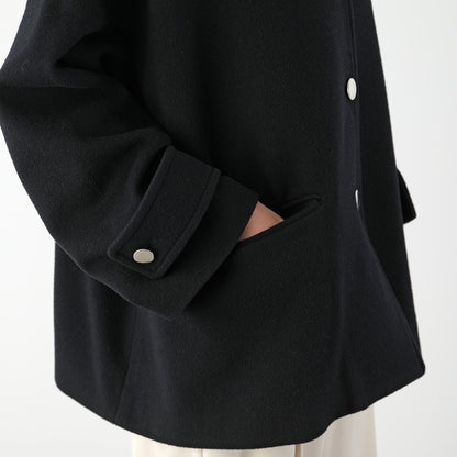 【9/11 13:00- 先行予約10％OFF】ステンカラーショートコート 26AW-V001