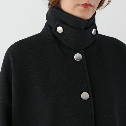 【9/11 13:00- 先行予約10％OFF】ステンカラーショートコート 26AW-V001