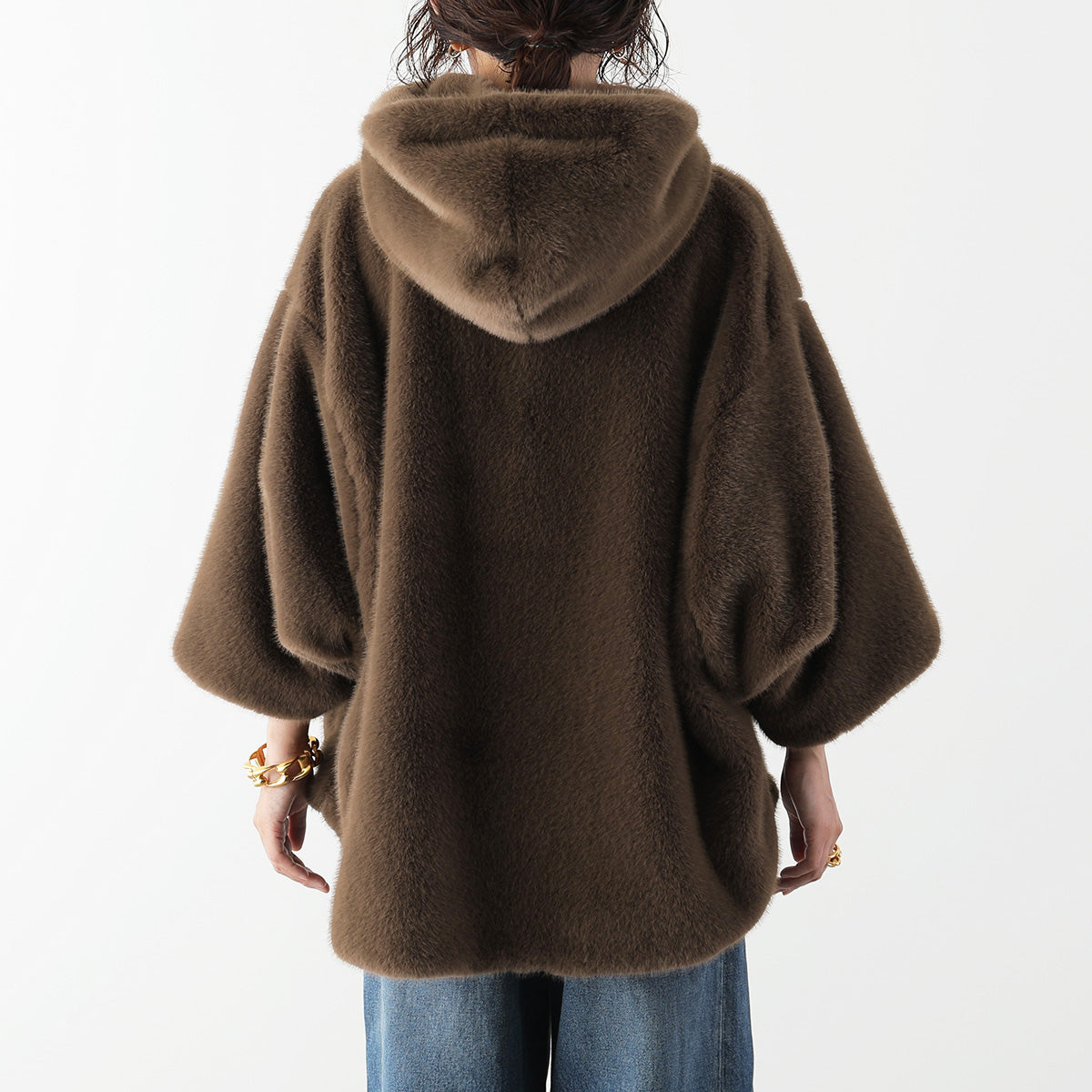 【9/11 13:00- 先行予約10％OFF】ミンクライクフーディーブルゾン 26AW-V002